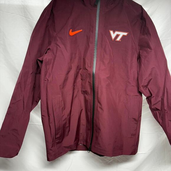 Burgundy and orange nike virginia tech track suit - Picture 2 of 8